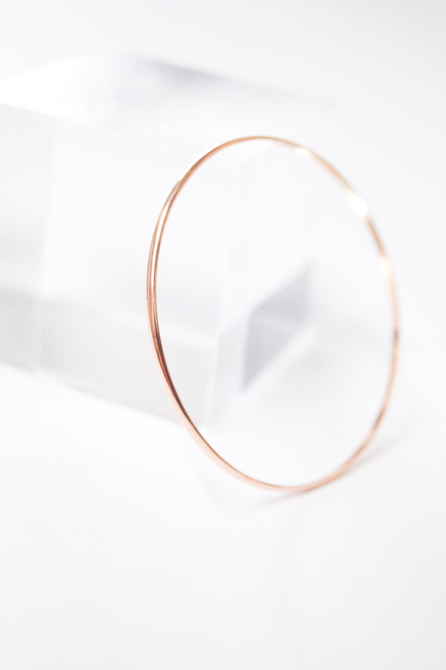 Bangle Bracelet, Gold Fill, Rose Gold Fill or Sterling Silver