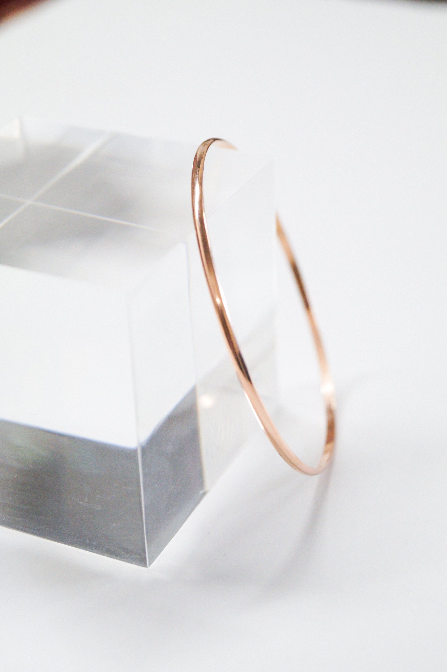 Bangle Bracelet, Gold Fill, Rose Gold Fill or Sterling Silver