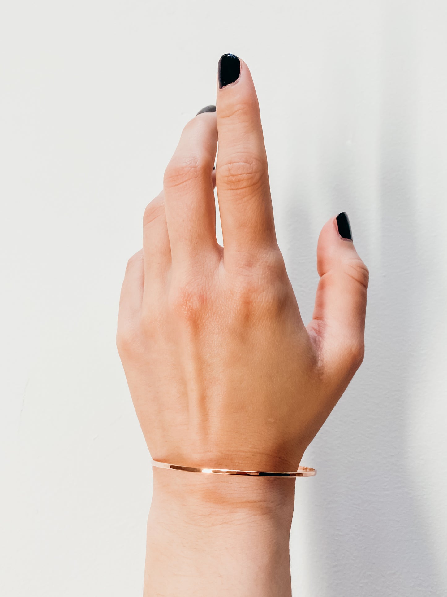 Bangle Bracelet, Gold Fill, Rose Gold Fill or Sterling Silver