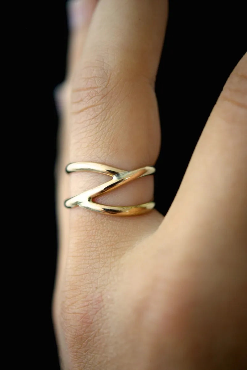 Branch Ring, 14K Gold Fill