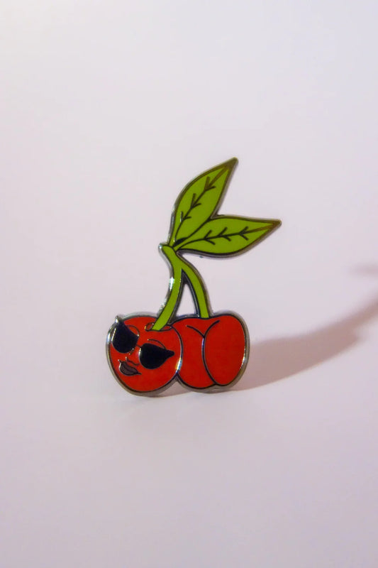 Cherry Booty Enamel Pin