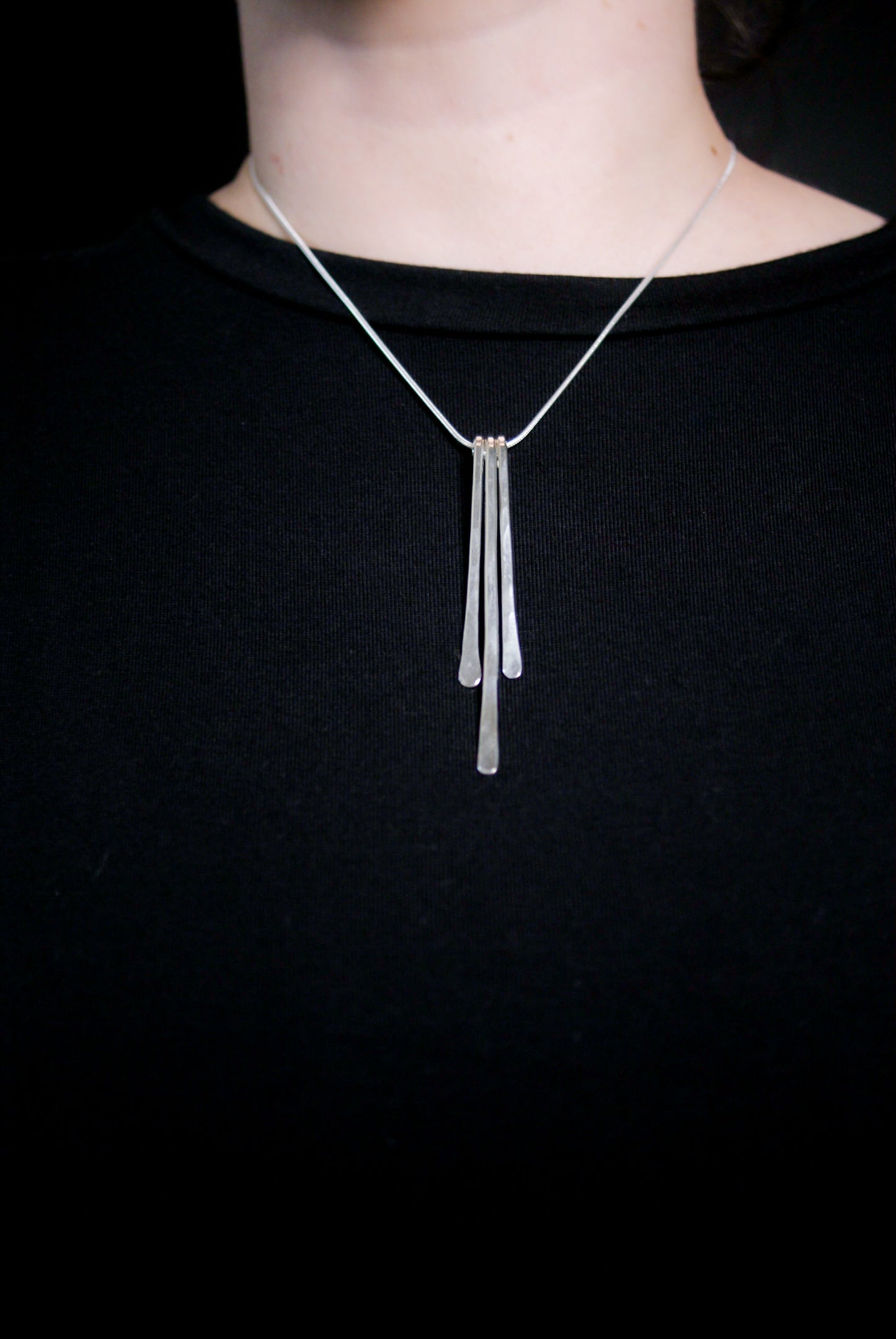 Medium Sunburst Necklace, Gold Fill, Rose Gold Fill, or Sterling Silver