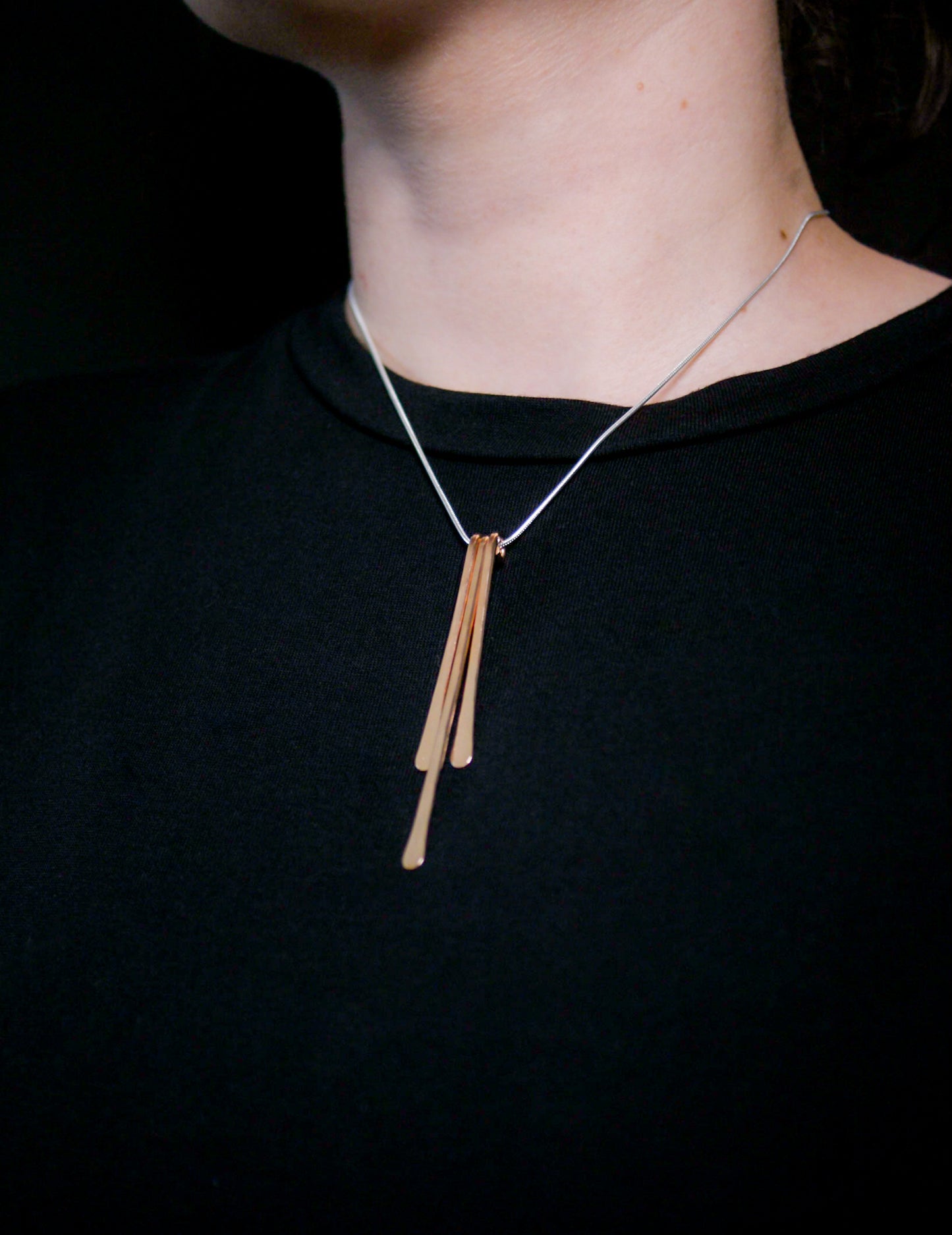 Medium Sunburst Necklace, Gold Fill, Rose Gold Fill, or Sterling Silver