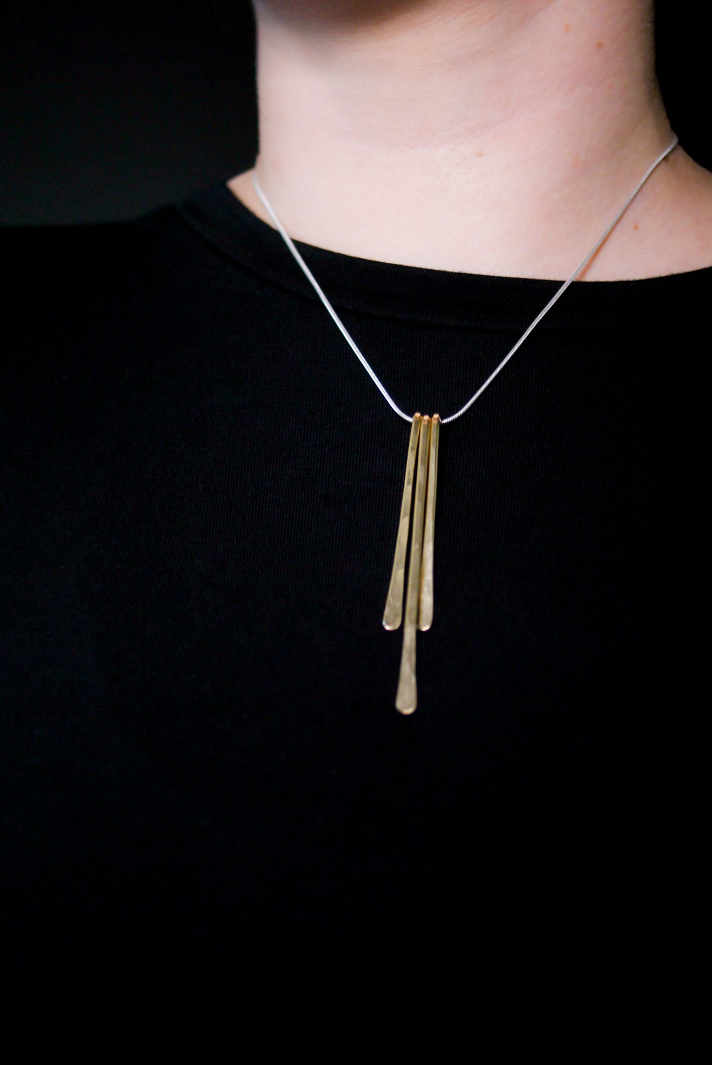 Medium Sunburst Necklace, Gold Fill, Rose Gold Fill, or Sterling Silver