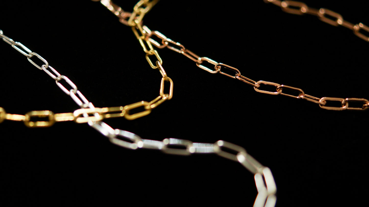 Rectangle Chain Necklace