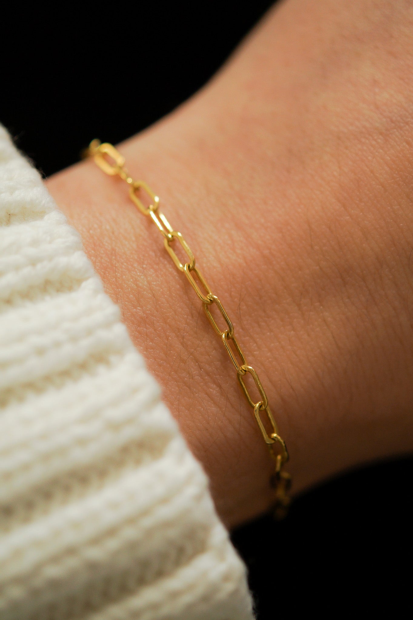 Rectangle Chain Bracelet