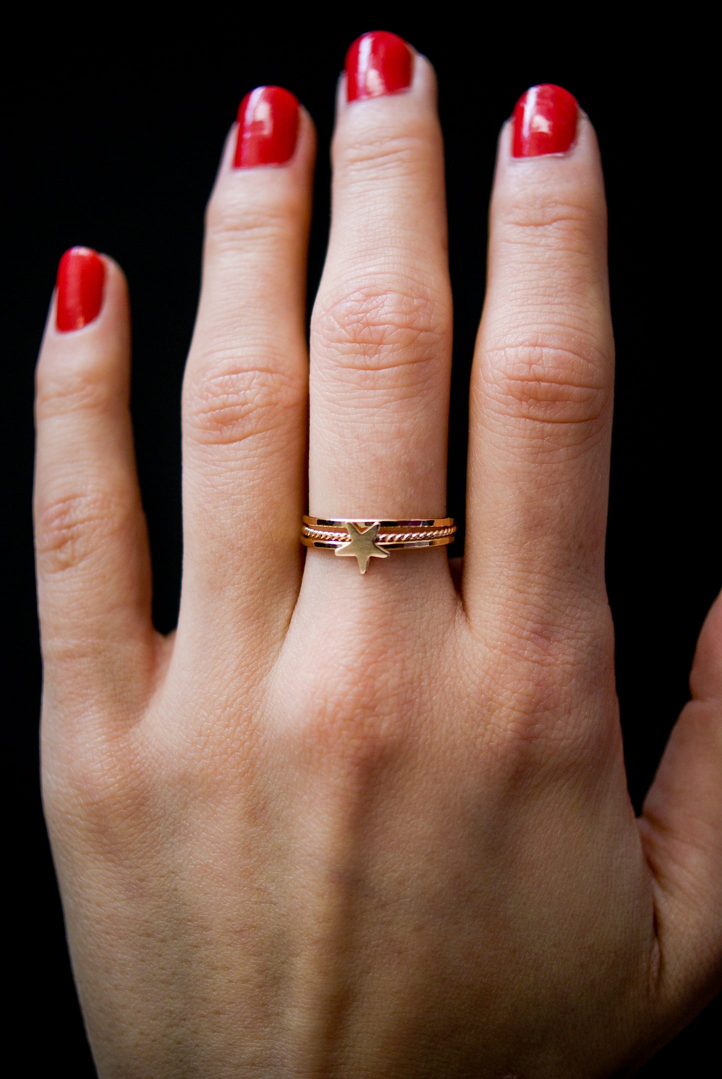 Star Ring, 14K Gold Fill