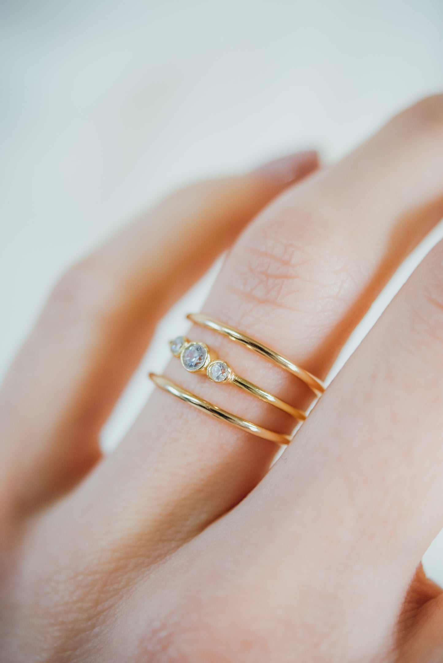 Thick Ring, Solid 14K Gold