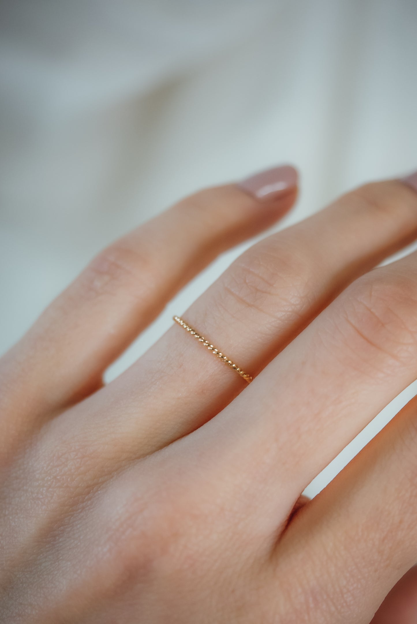 Twist Ring, Solid 14K Gold