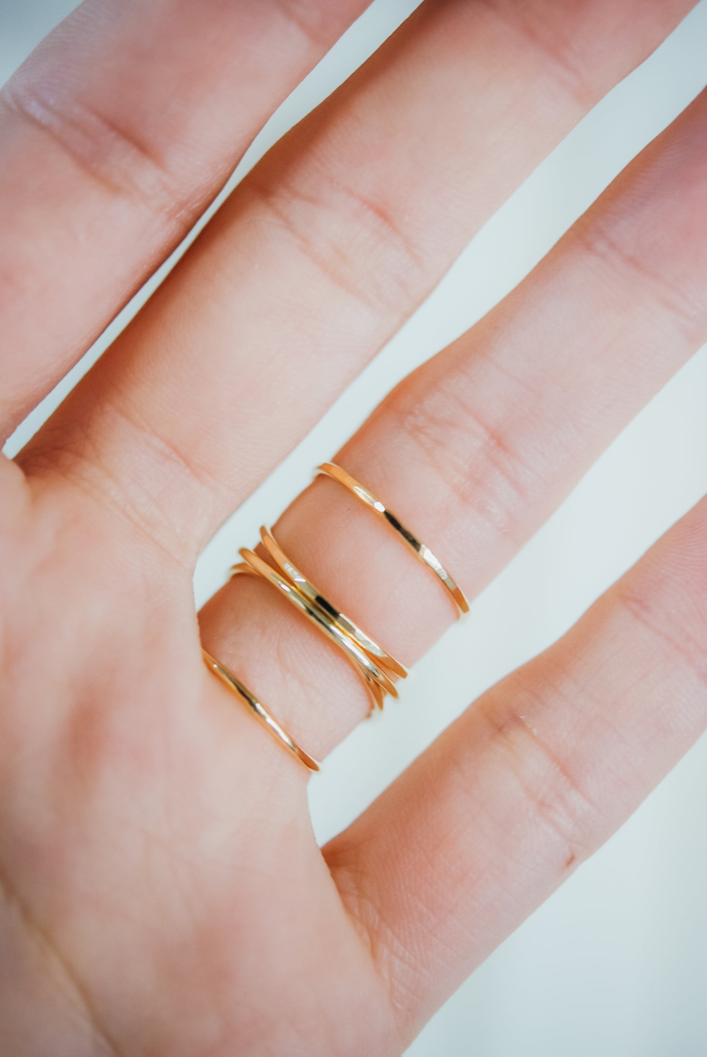 X-Ring, Solid 14K Gold