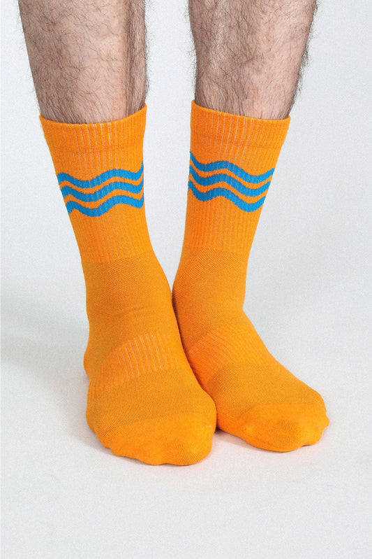 Men's Wavy Ankle Socks