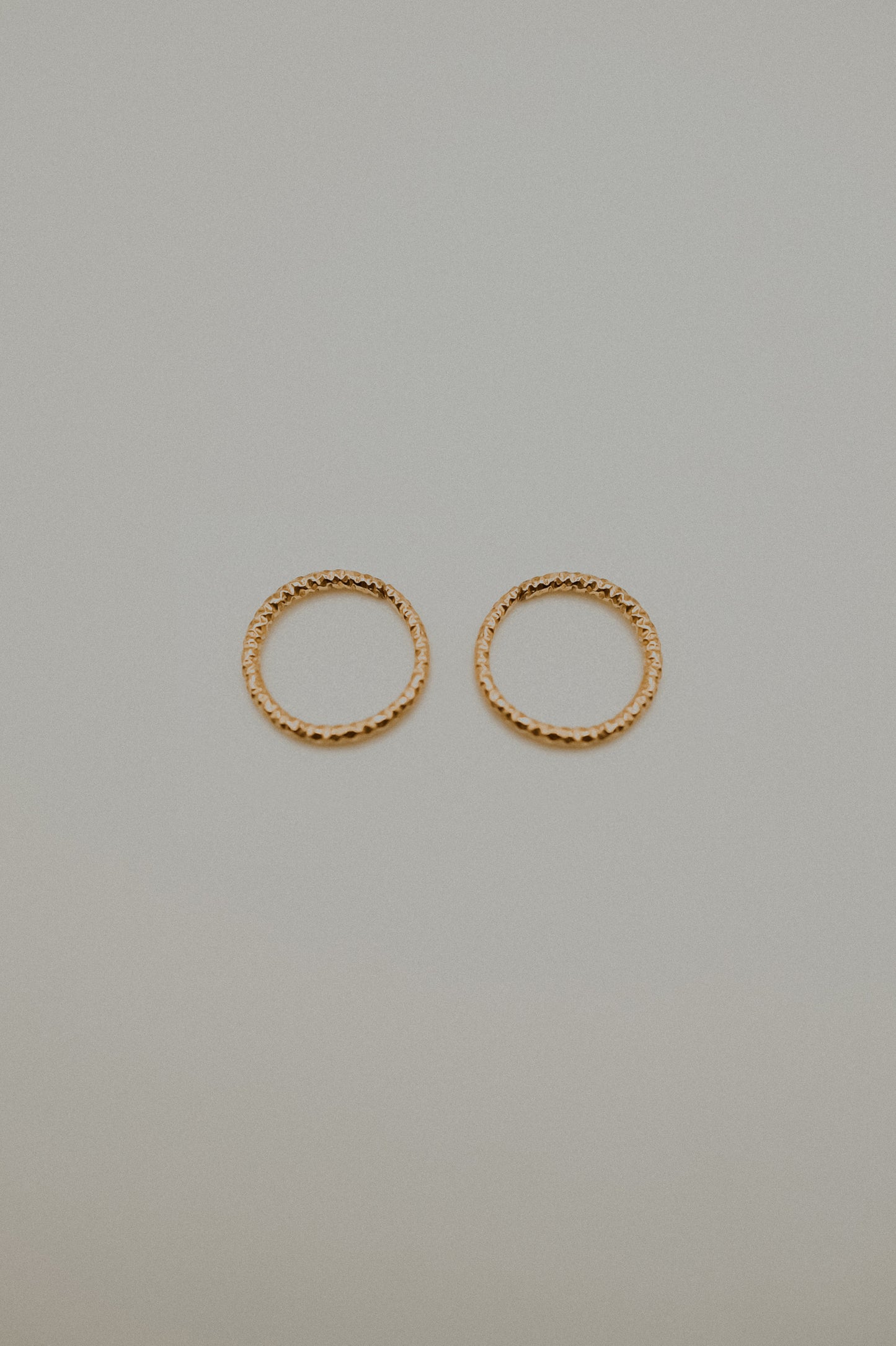 Sparkle Huggie Hoop Earring in Solid 14K Gold
