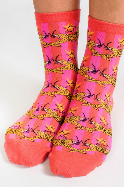 Cheetahs Ankle Socks by Mür by Ayca