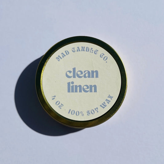 Clean Linen Soy Candle