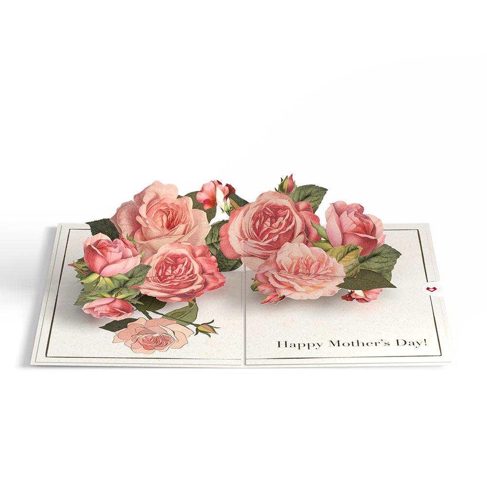 Mother's Day Roses Pop Up Card