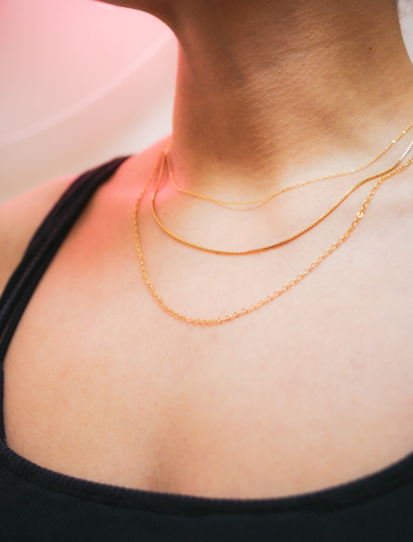 Thin 1mm Cable Chain Choker