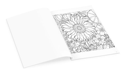 Rosalind Wise: Flower Cycle Coloring Book