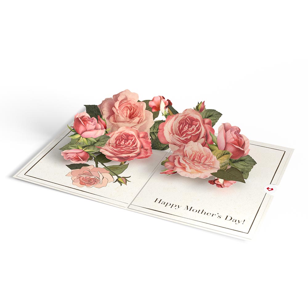 Mother's Day Roses Pop Up Card