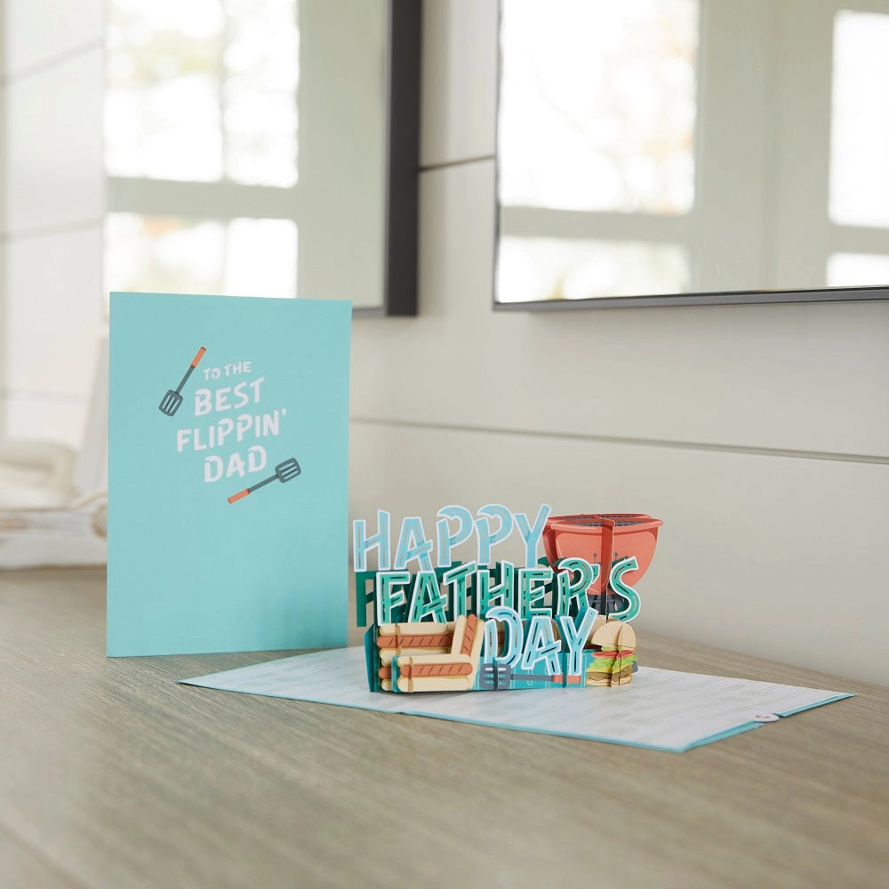Father's Day Grilling Pop Up Card
