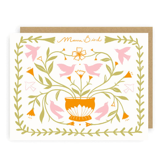 Mama Bird Greeting Card