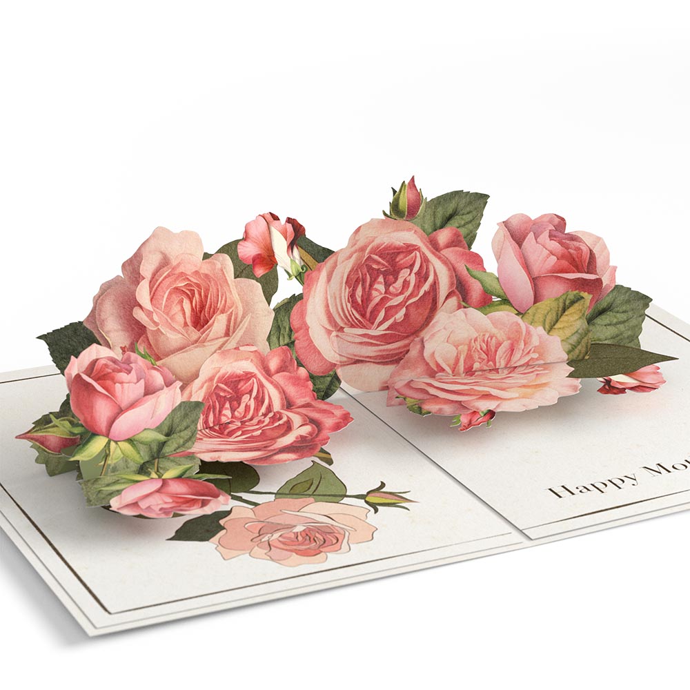 Mother's Day Roses Pop Up Card