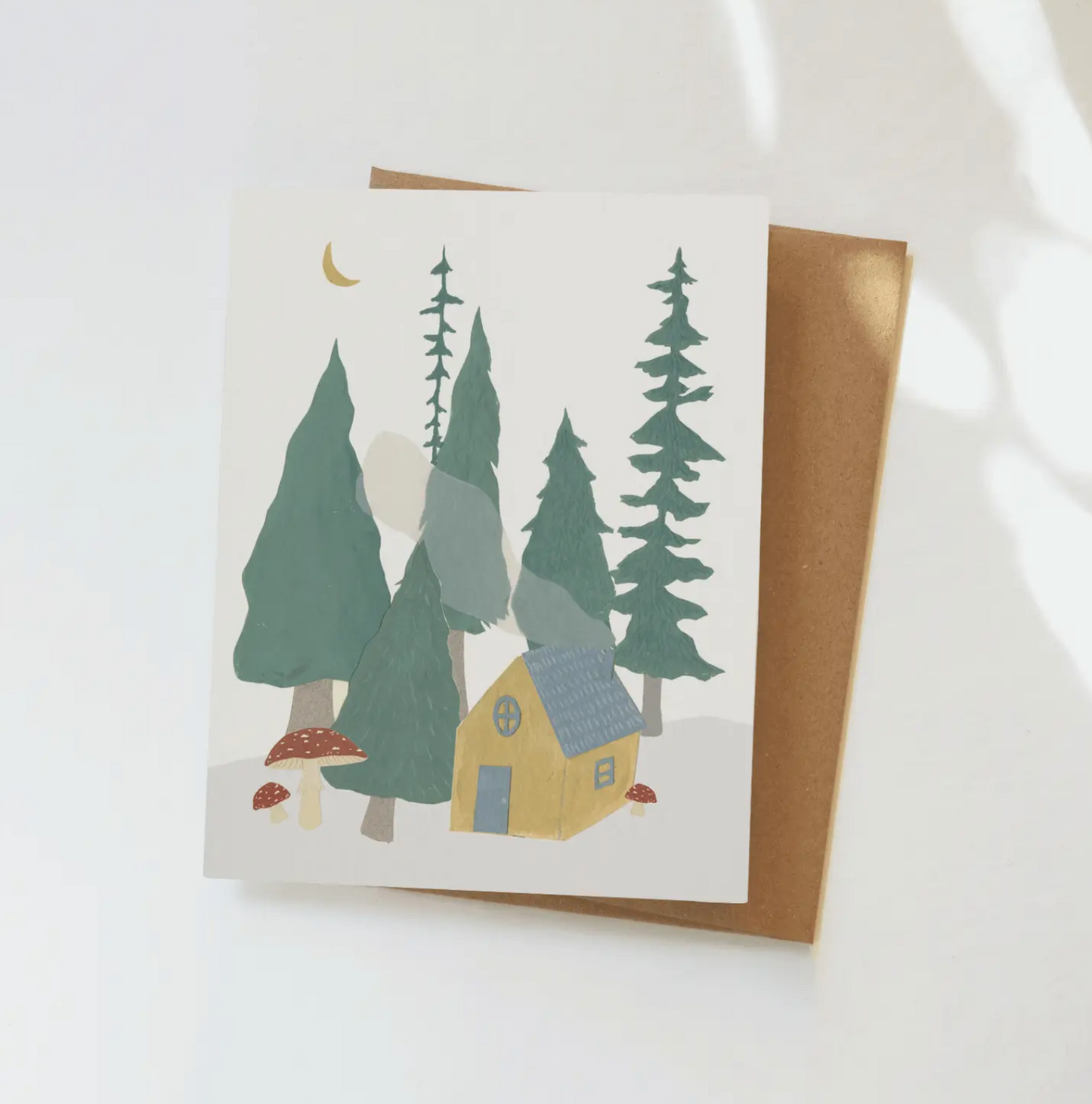 Cabin In The Woods Greeting Card