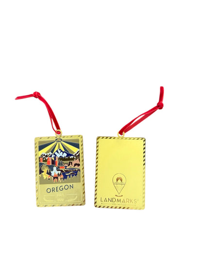 Oregon State Hanging Ornament
