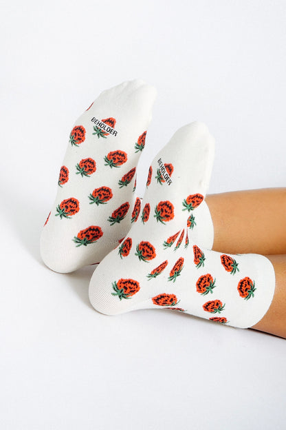 Berry Ankle Socks by Beholder