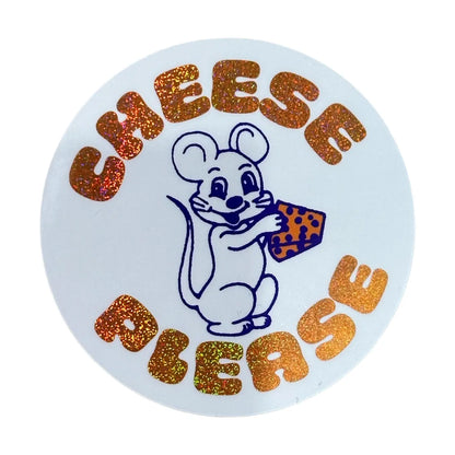 Cheese Please Vinyl Stickers