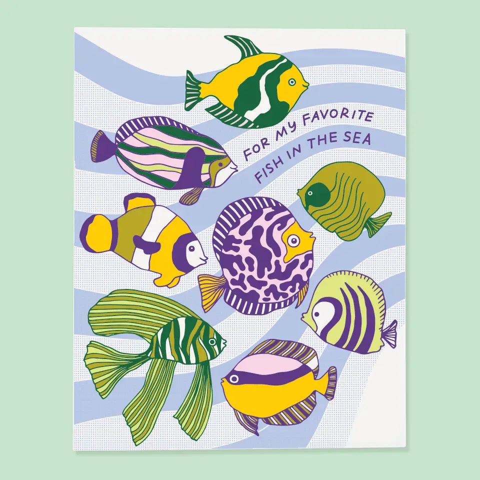 Fish In The Sea Greeting Card