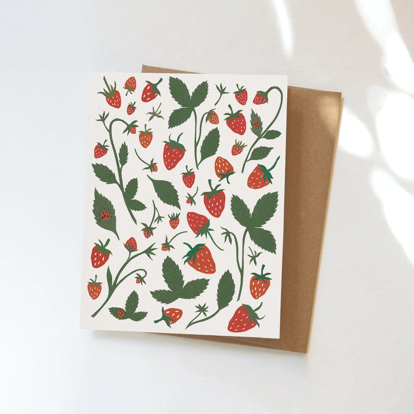 Strawberries Greeting Card