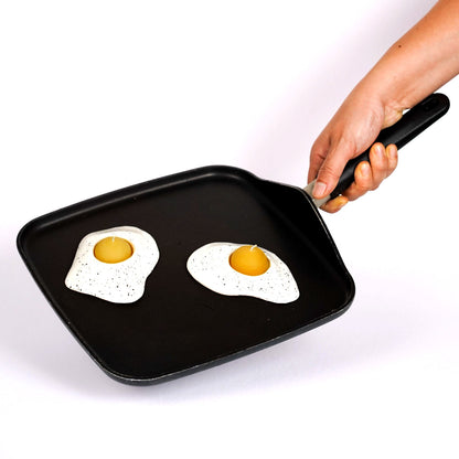 Ceramic Salt and Pepper Egg Tea Light Candle Holder