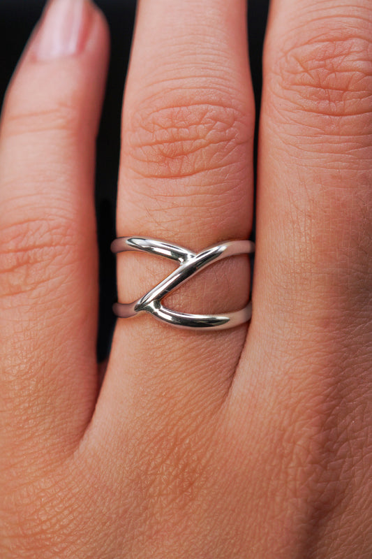 Branch Ring, Sterling Silver