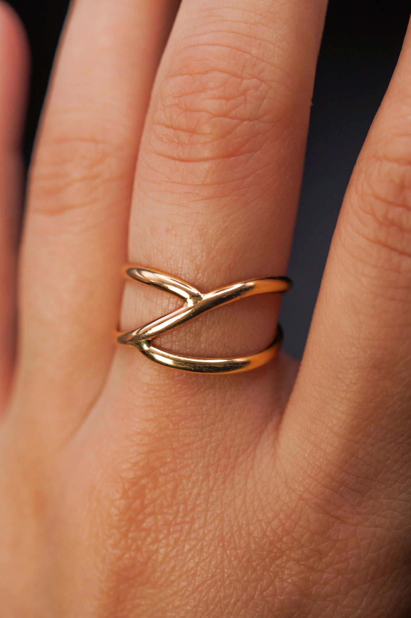 Branch Ring, 14K Gold Fill