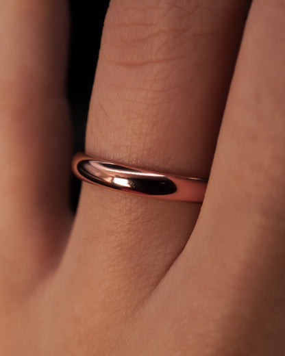 Chunky Band, 14K Rose Gold Fill