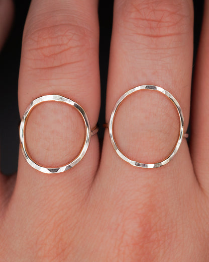 Circle Ring, Sterling Silver