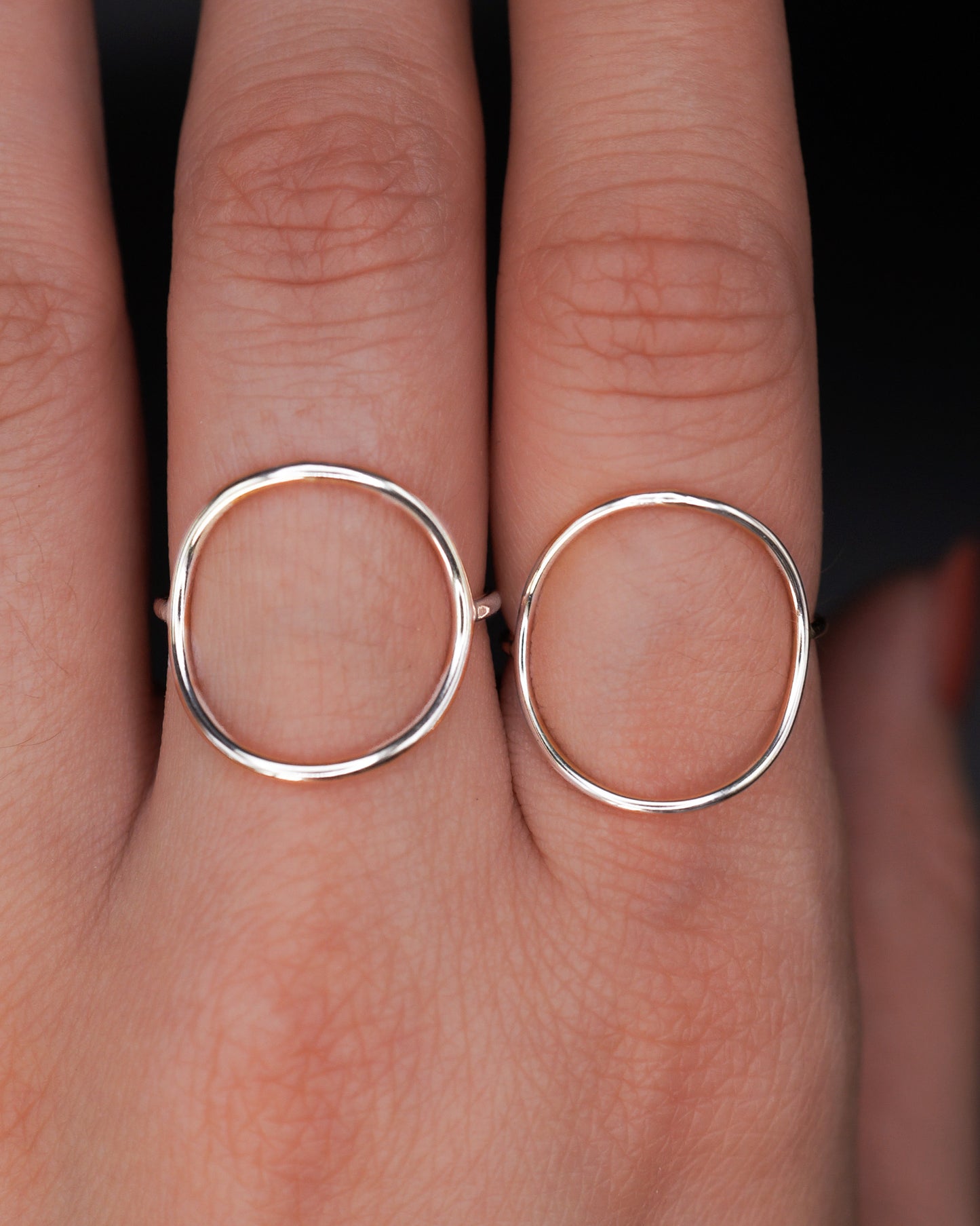 Circle Ring, Sterling Silver