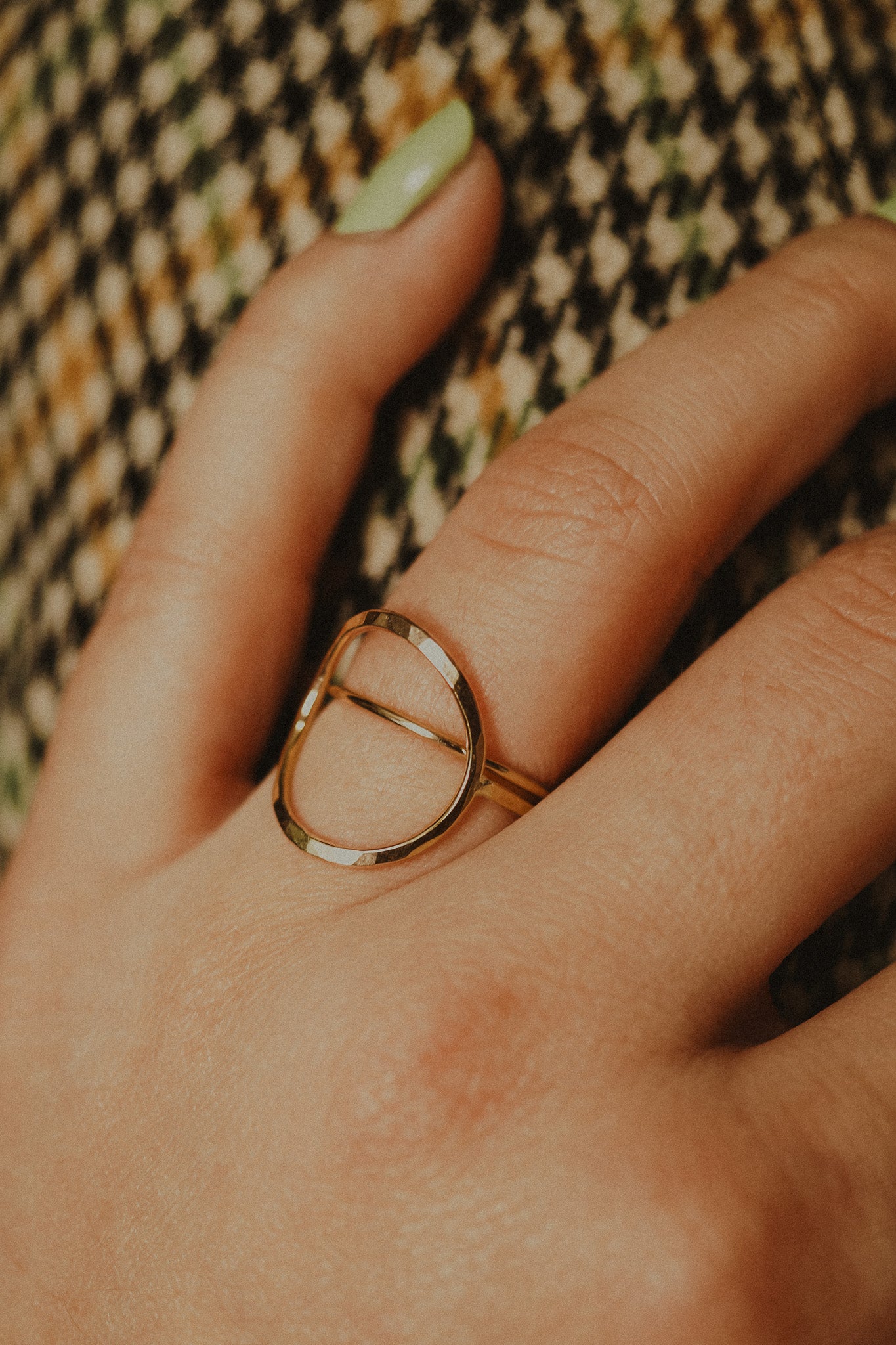 Circle Set of 2 Stacking Rings, Gold Fill, Rose Gold Fill or Sterling Silver