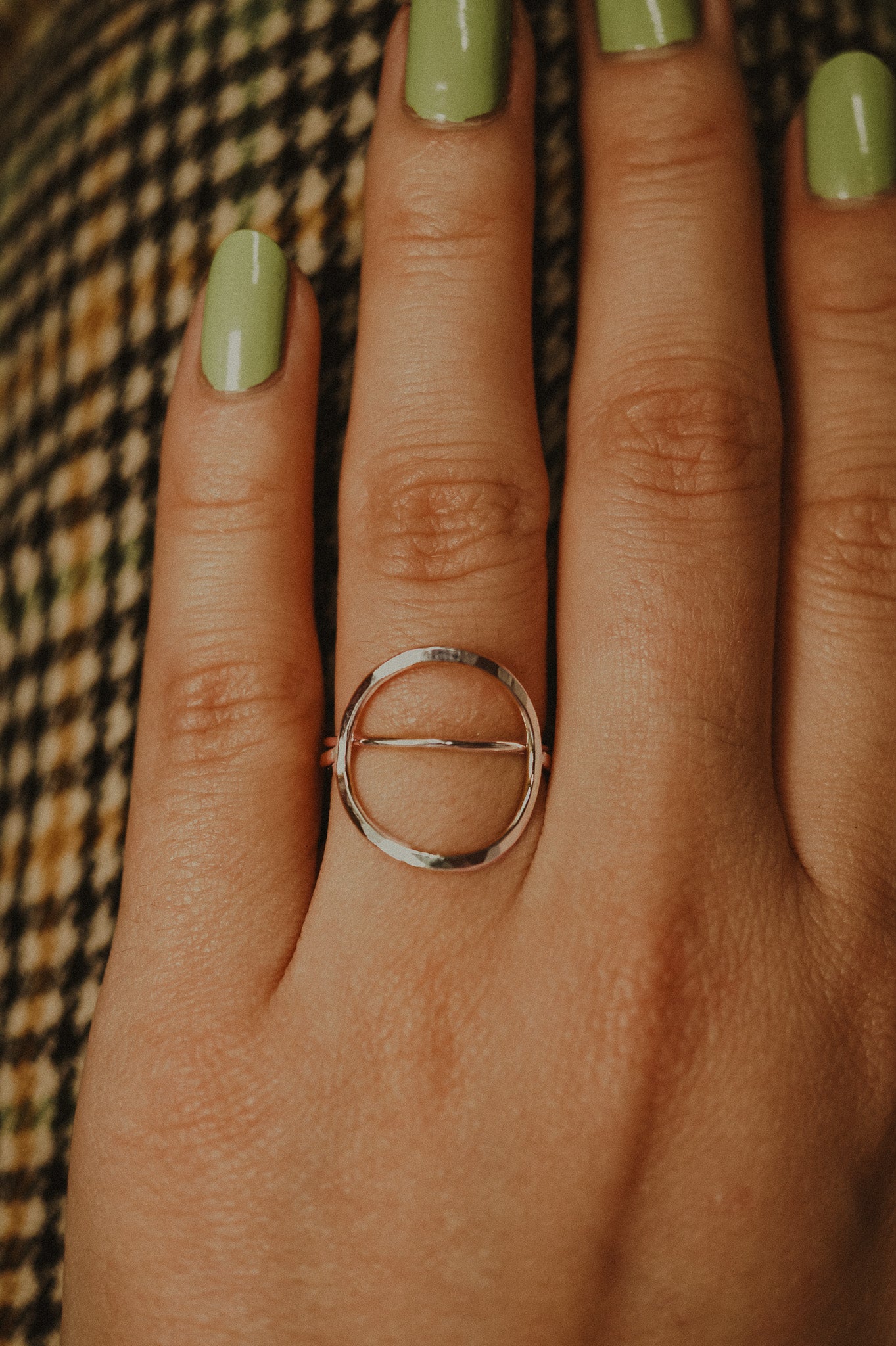 Circle Set of 2 Stacking Rings, Gold Fill, Rose Gold Fill or Sterling Silver
