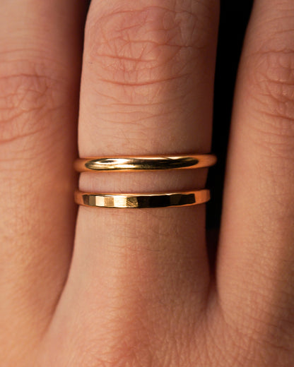 Extra Thick Ring, 14K Gold Fill