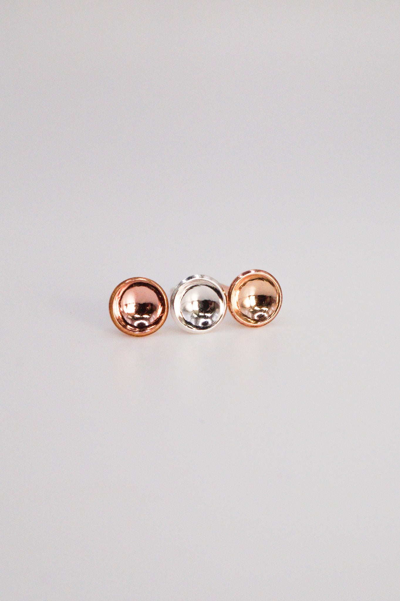 7mm Open Drop Stud Earring Solid Sterling Silver Gold Filled Rose Gold Filled Earrings jewelry minimalist cheapest geometric 022