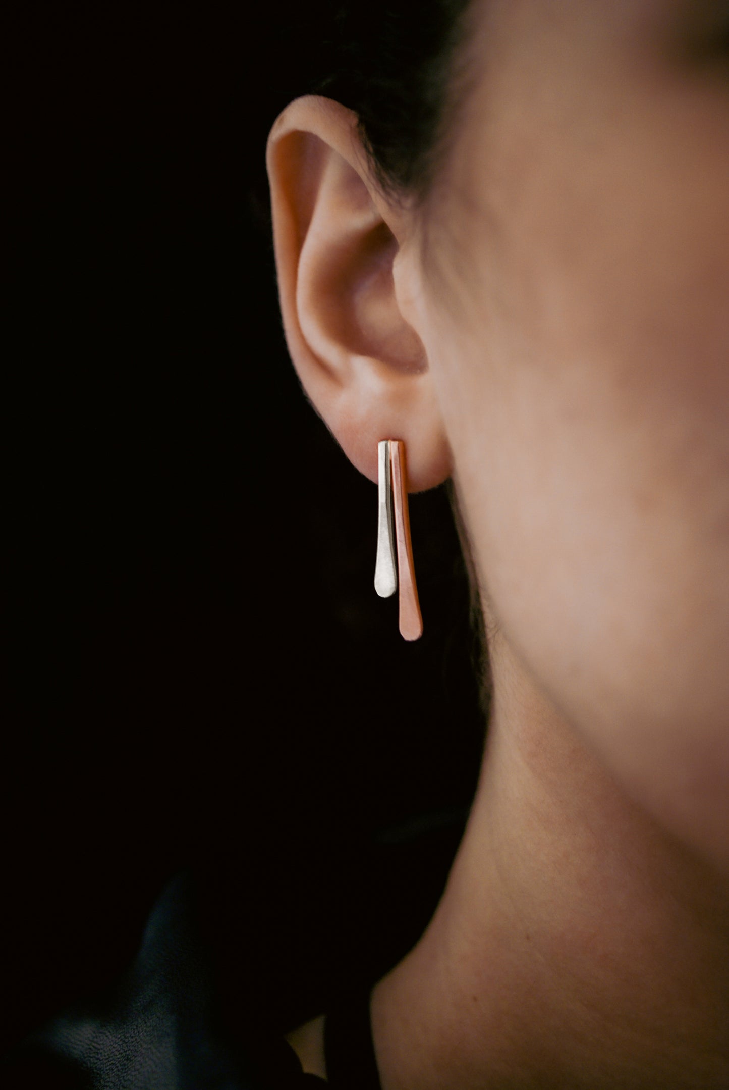 Double Sunburst Stud Earrings, Gold Fill, Rose Gold Fill, or Sterling Silver