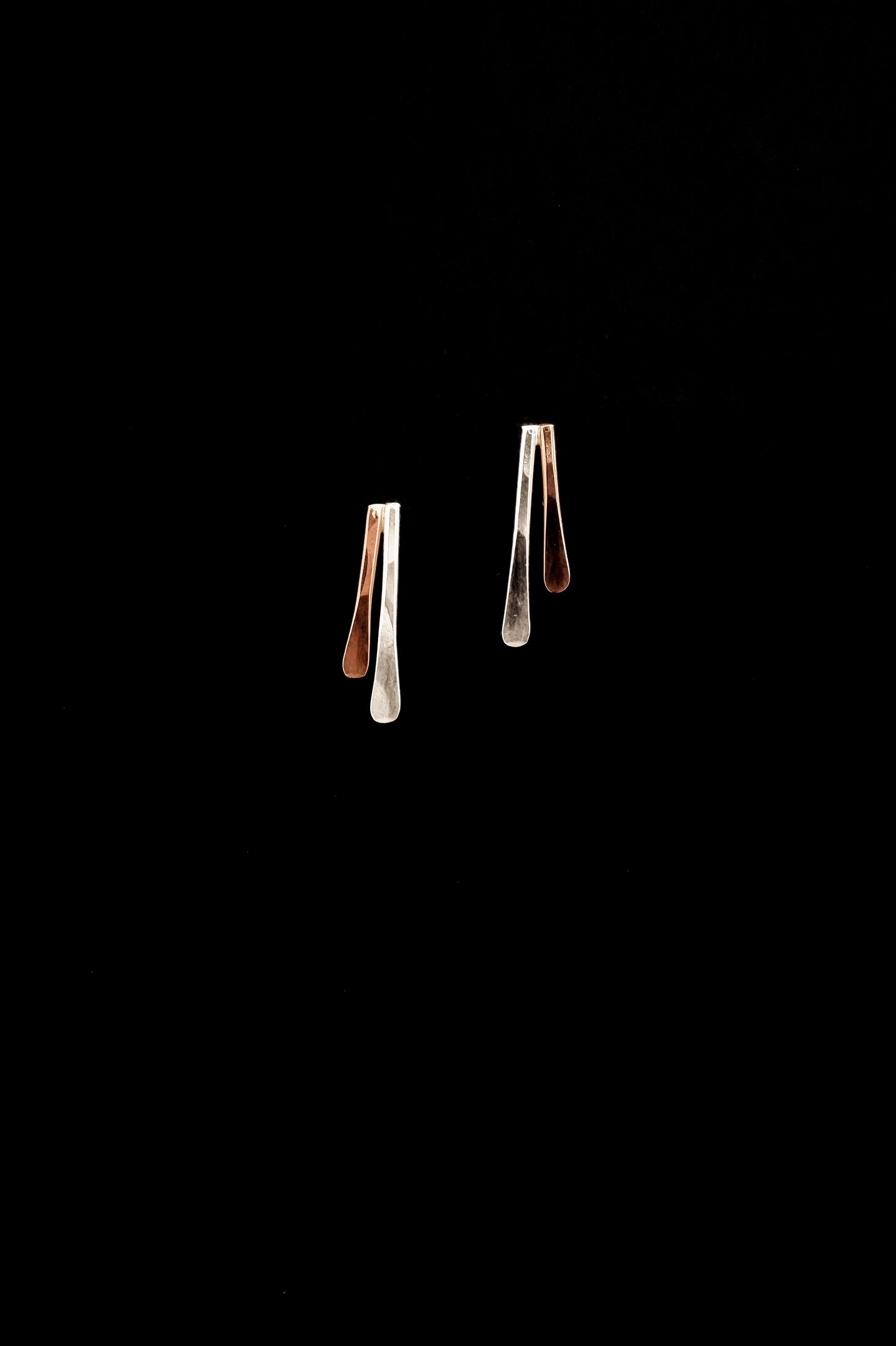 Double Sunburst Stud Earrings, Gold Fill, Rose Gold Fill, or Sterling Silver