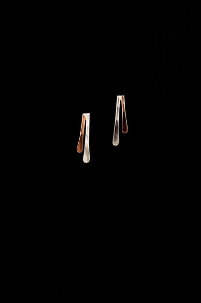 Double Sunburst Stud Earrings, Gold Fill, Rose Gold Fill, or Sterling Silver