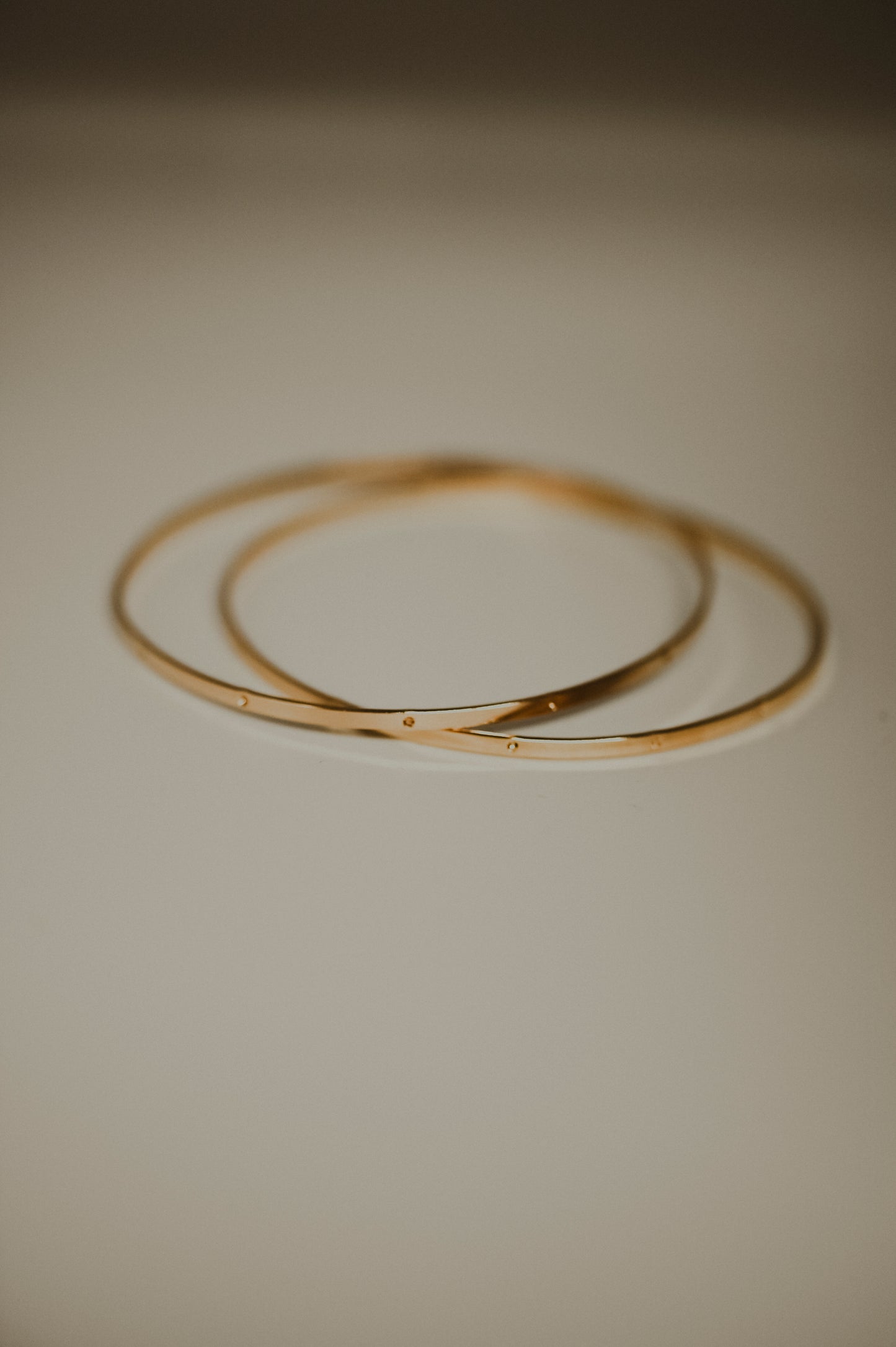 Dot Bangle Bracelet, Gold Fill, Rose Gold Fill or Sterling Silver