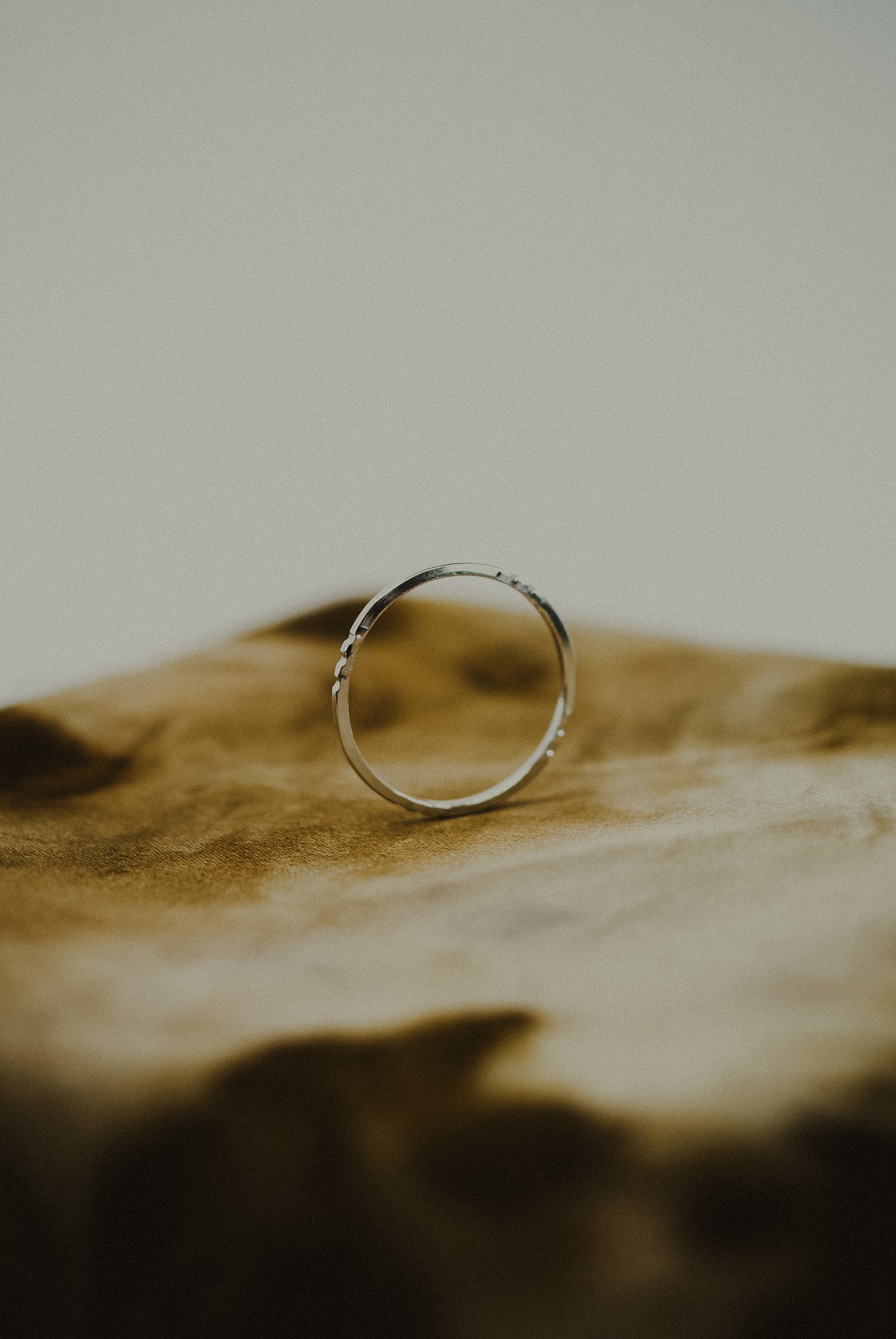 Square Lined Ring, Sterling Silver