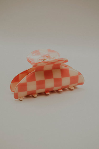 Checkered Hair Claws