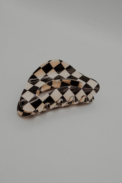 Checkered Hair Claws