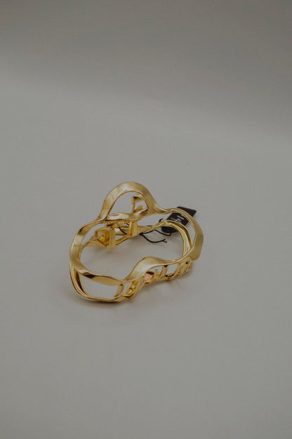 Small Organic Metal Hair Claw