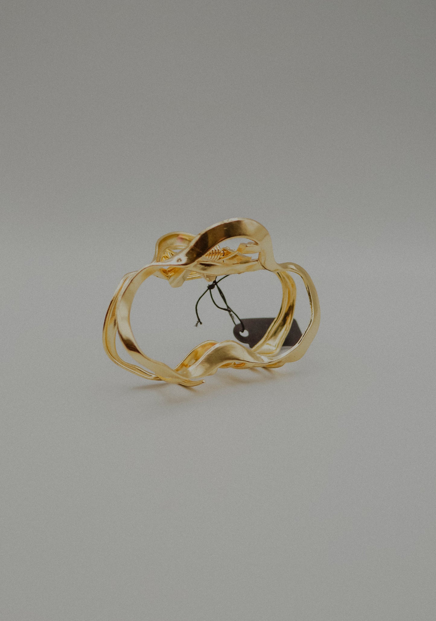 Small Organic Metal Hair Claw